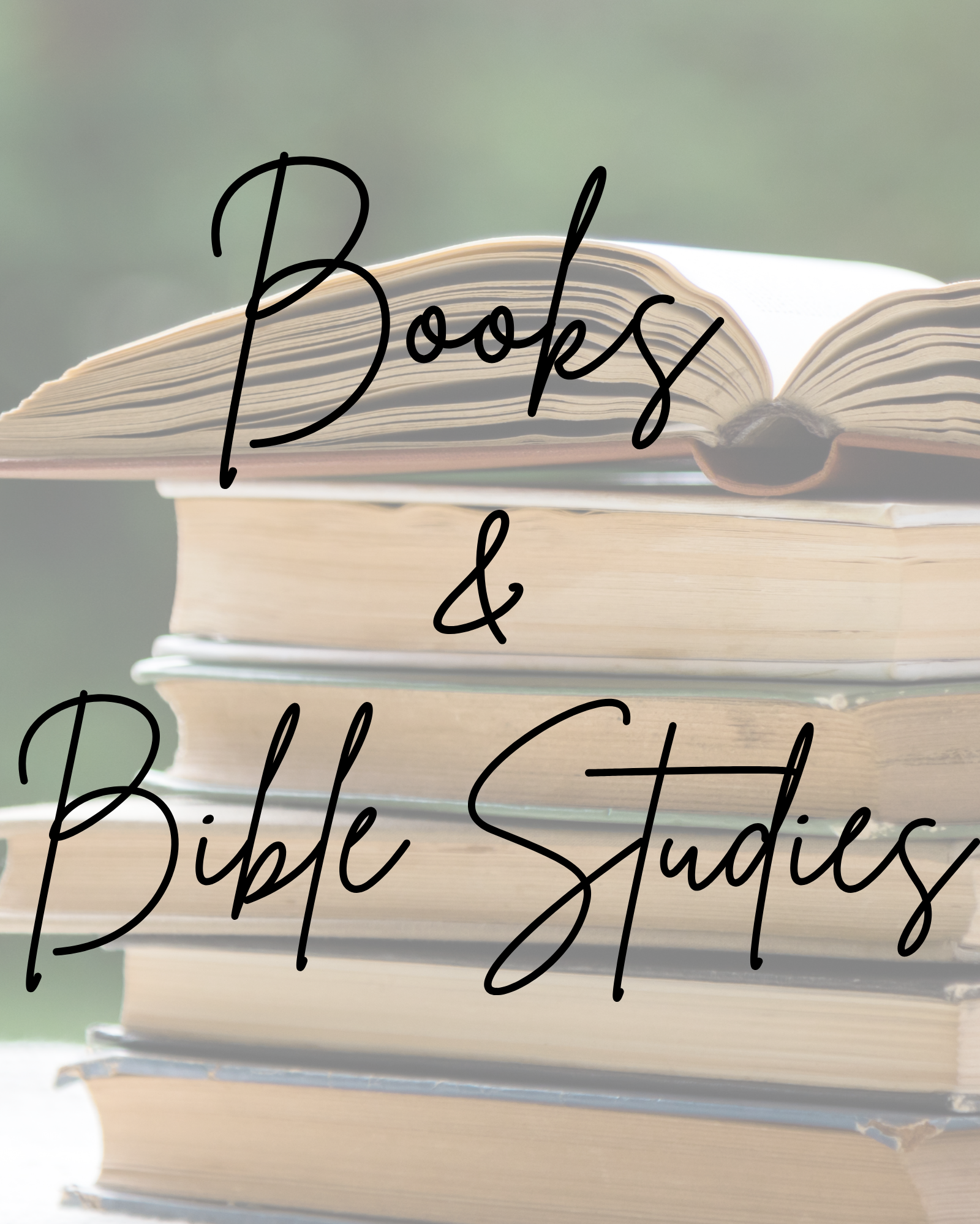 Books & Bible Studies at Celebrating the Bible