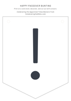 Spring Appointed Times DIGITAL Bunting Banners
