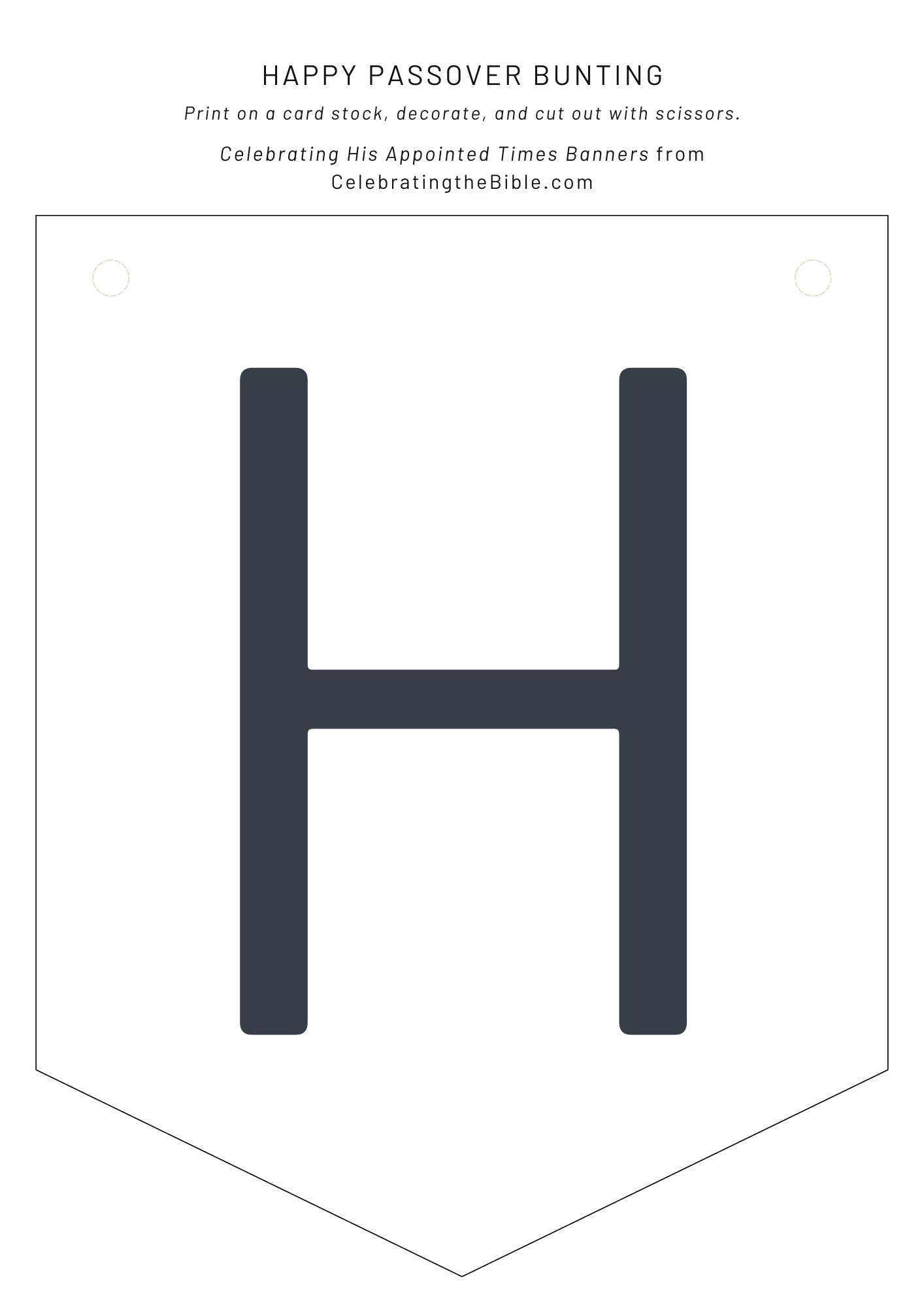 FREE "Happy Passover" DIGITAL Banner