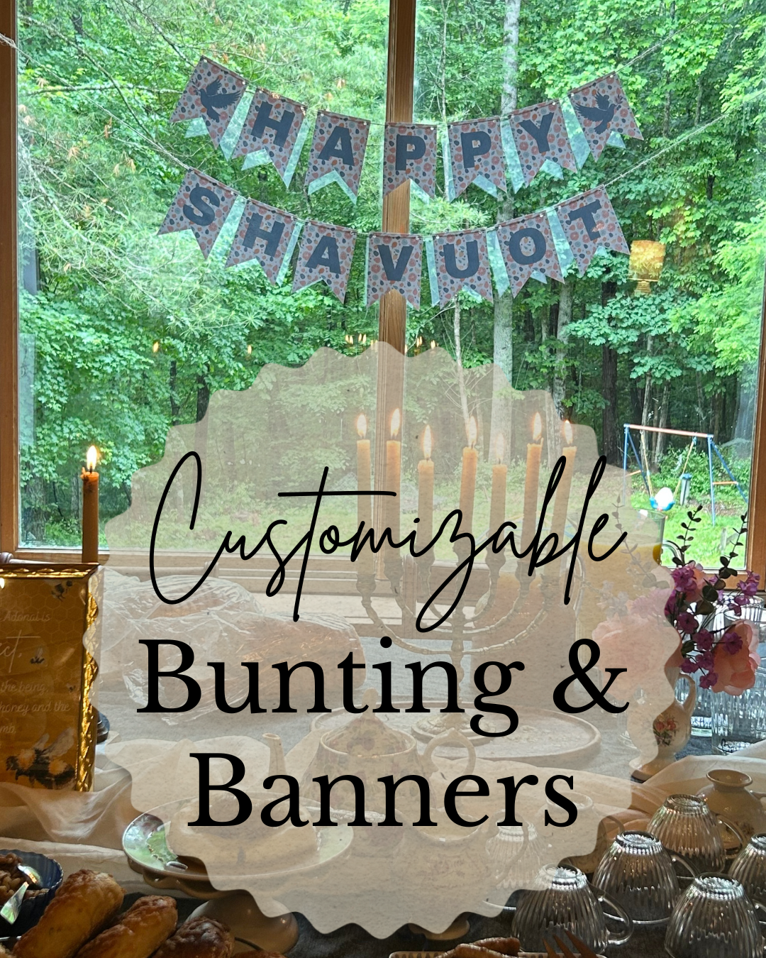 Customizable Bunting Banner