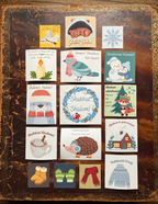 "Sabbath Winter Cozy" Vinyl Stickers 42ct