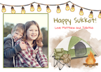 Happy Sukkot - String Lights and Tent