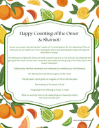 FREE Shavuot Mini Lesson