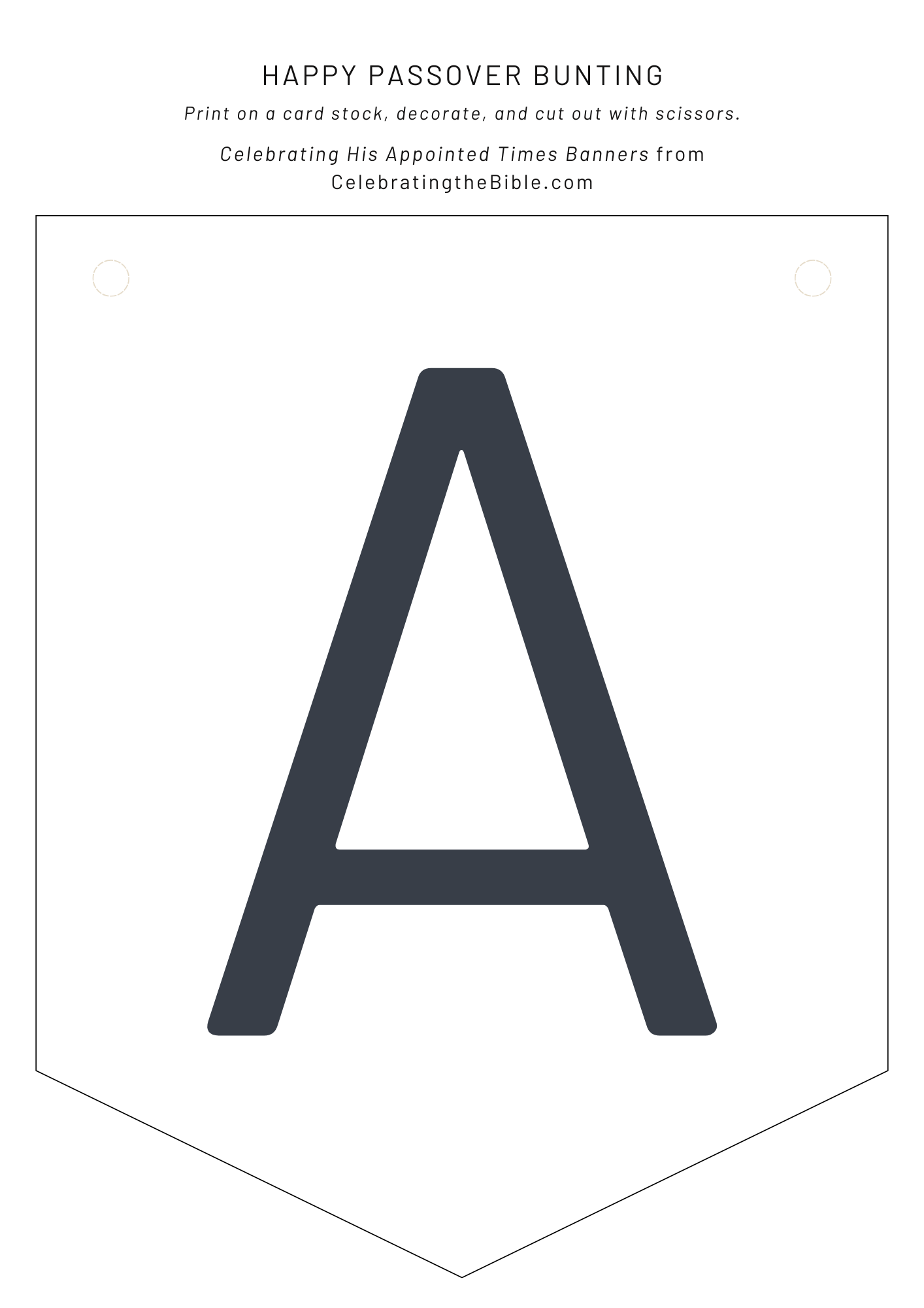 FREE "Happy Passover" DIGITAL Banner