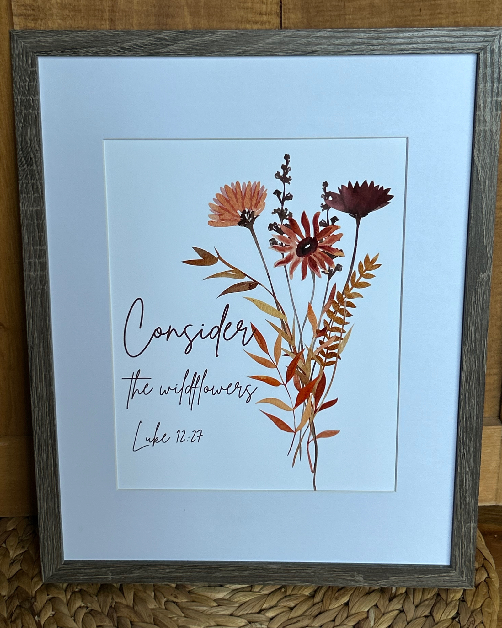 “Consider the Wildflowers” Fine Art Print