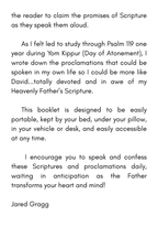 Hiding His Torah in My Heart: Proclamations from Psalm 119