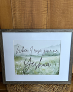“Watercolor Mountains When I Rise” Fine Art Print