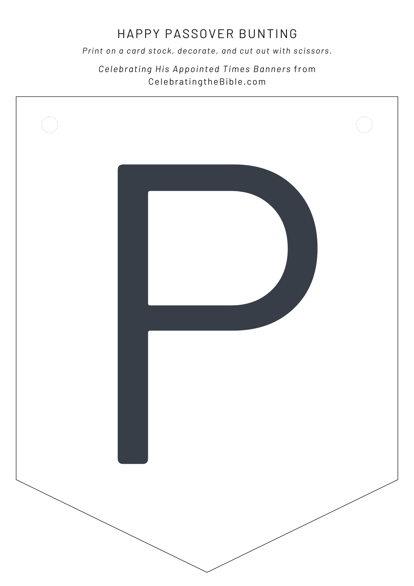 FREE "Happy Passover" DIGITAL Banner