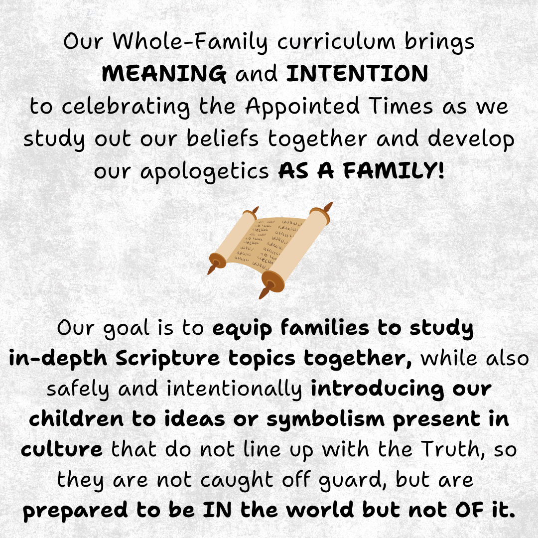 Whole Family Messianic Passover Curriculum