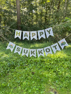 "Happy Sukkot" Goin’ Camping Bunting Banner
