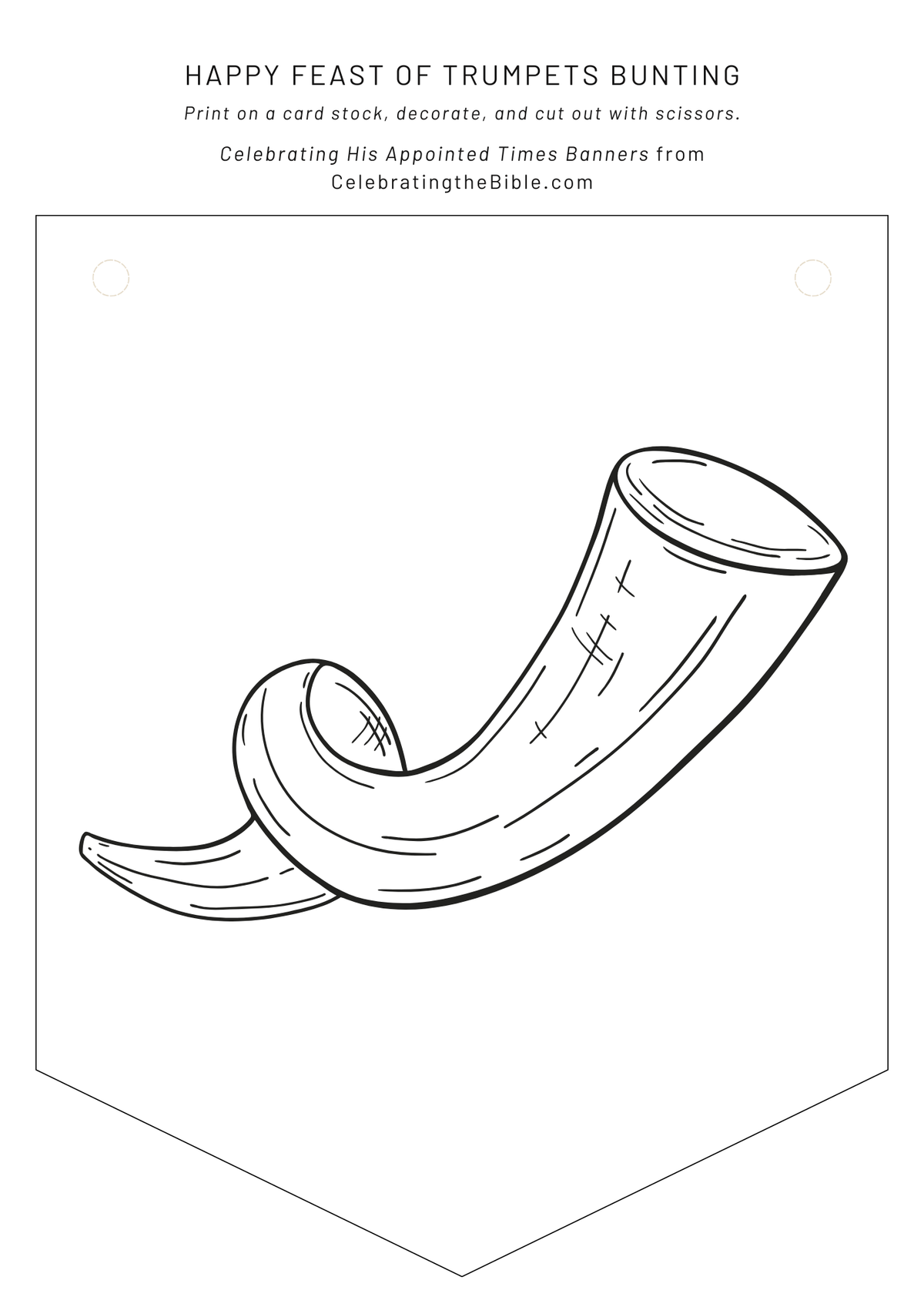 FREE "Happy Feast of Trumpets" DIGITAL Banner
