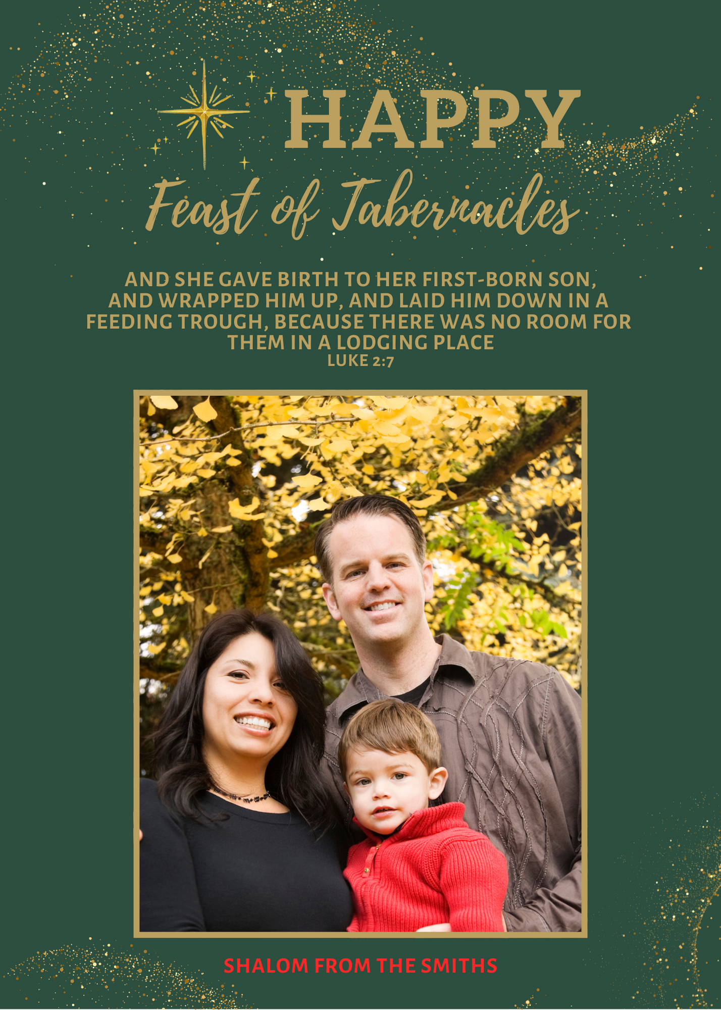 Feast of Trumpets - Glitter Star