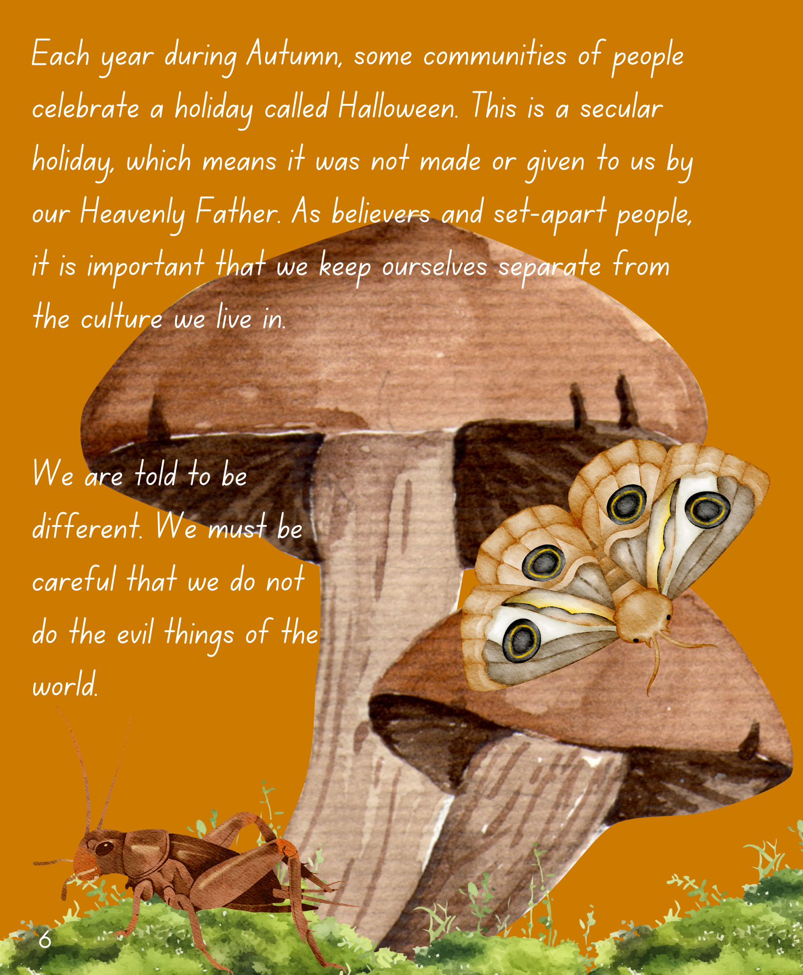 Living As a Set Apart Believer Children’s Series: Halloween