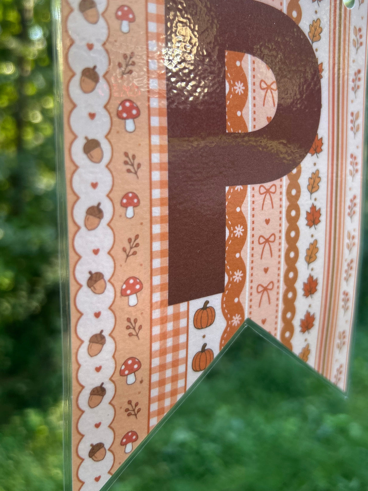 “Praise Yah for Yeshua” Autumn Lace Bunting Banner