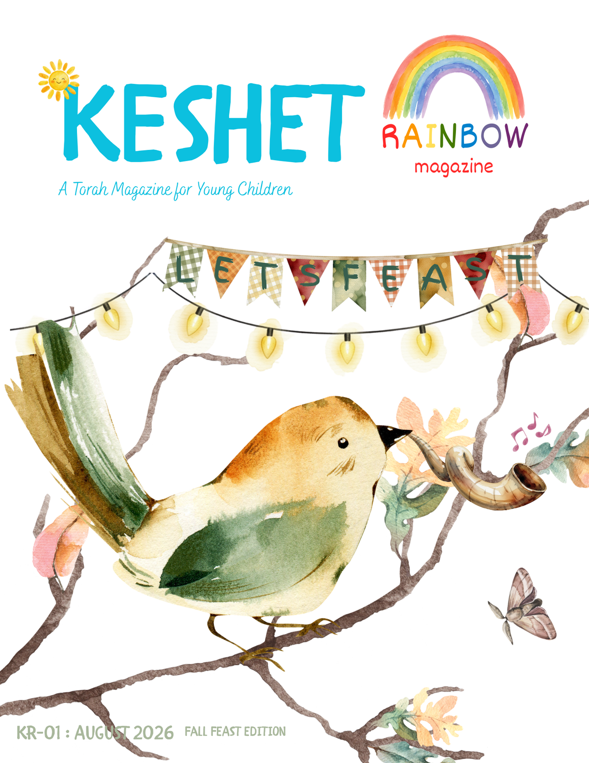 Keshet (Rainbow) KR-01 August 2026 (Single Issue) A Torah Magazine for Children
