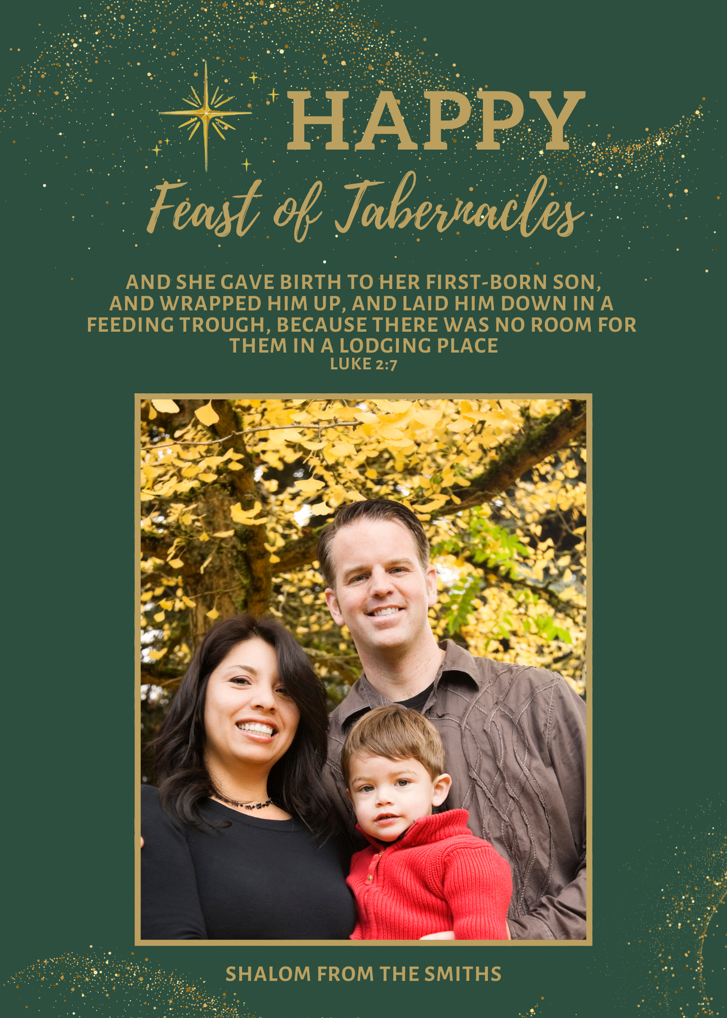 Feast of Trumpets - Glitter Star