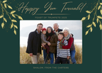 Happy Yom Teruah - Glitter Leaves