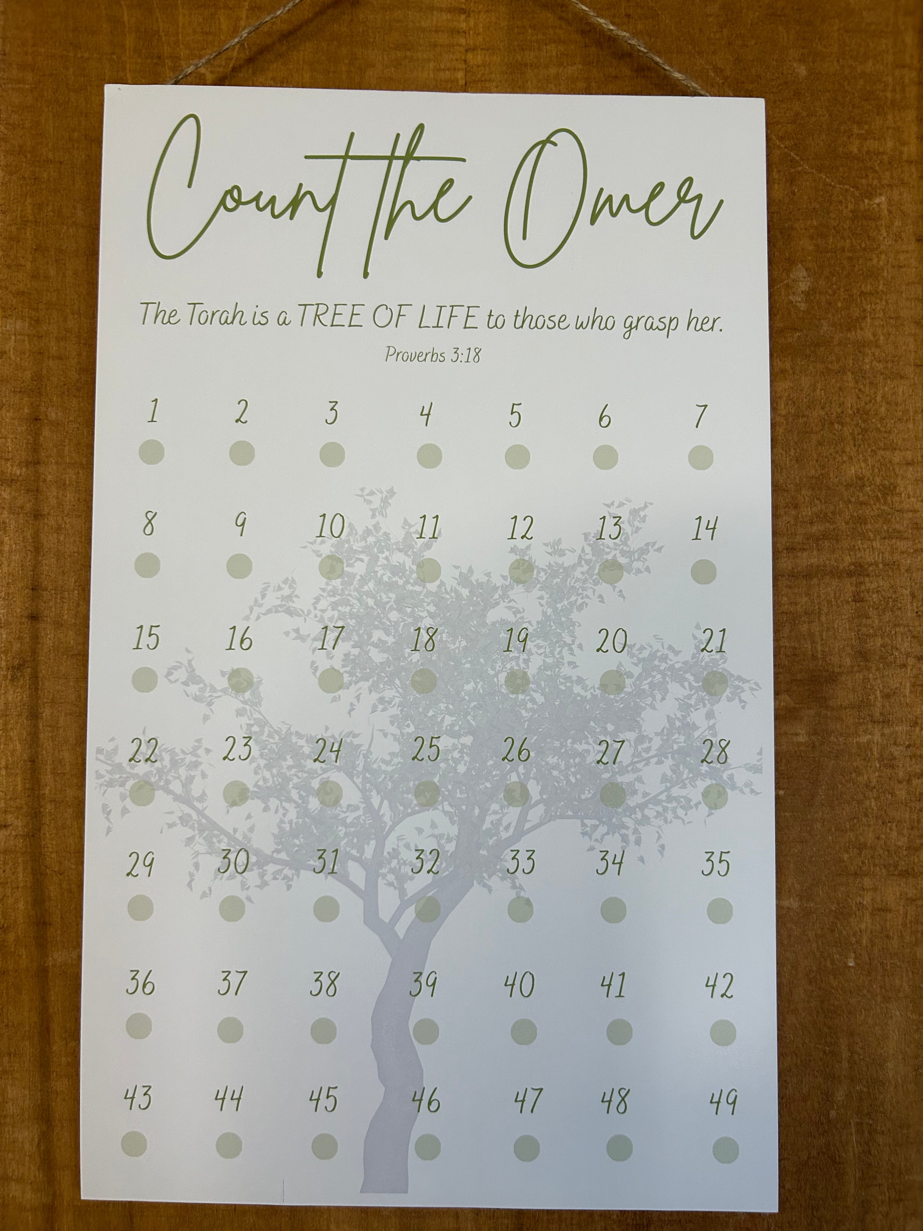 Omer Counter "Olive Branch"