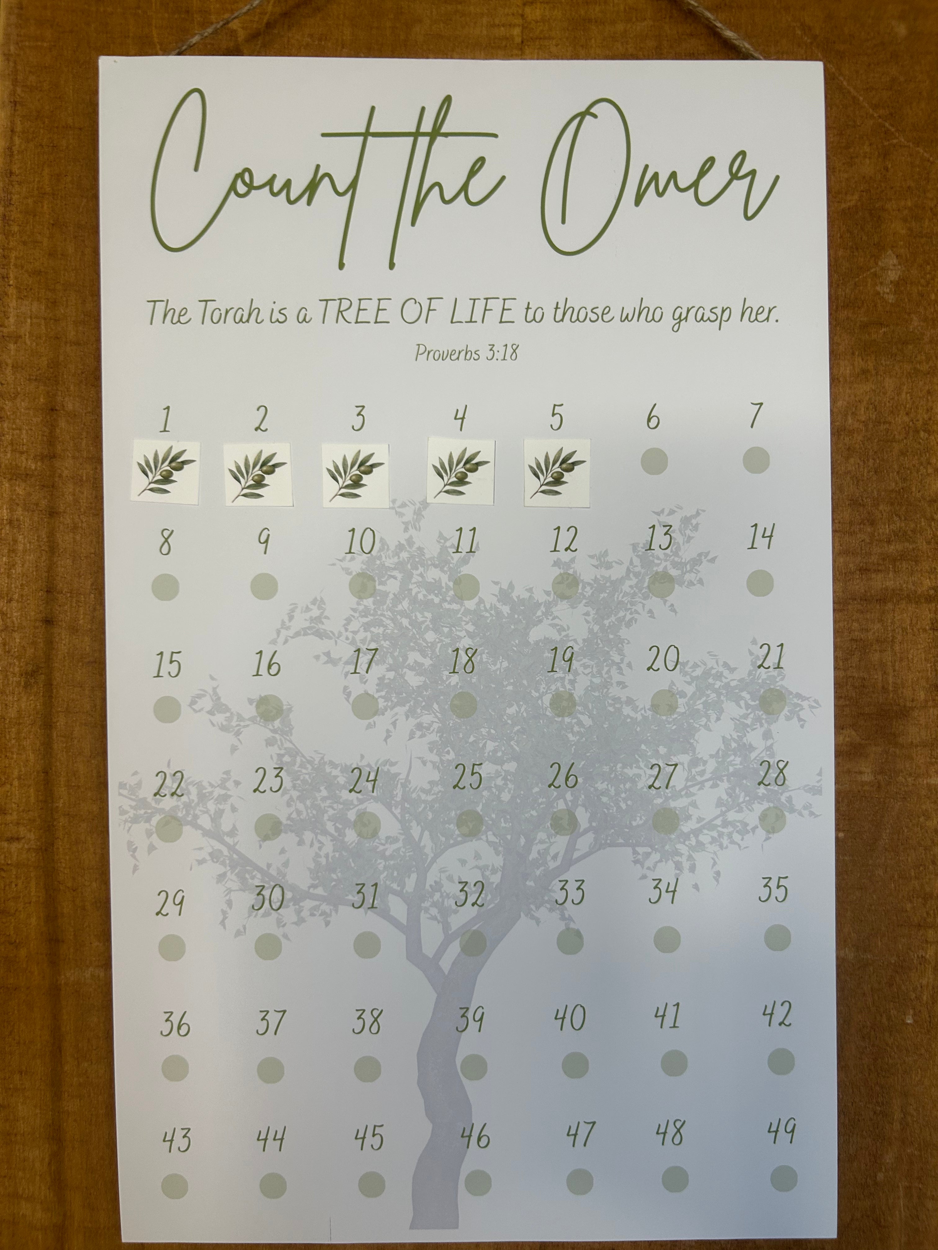 Omer Counter "Olive Branch"