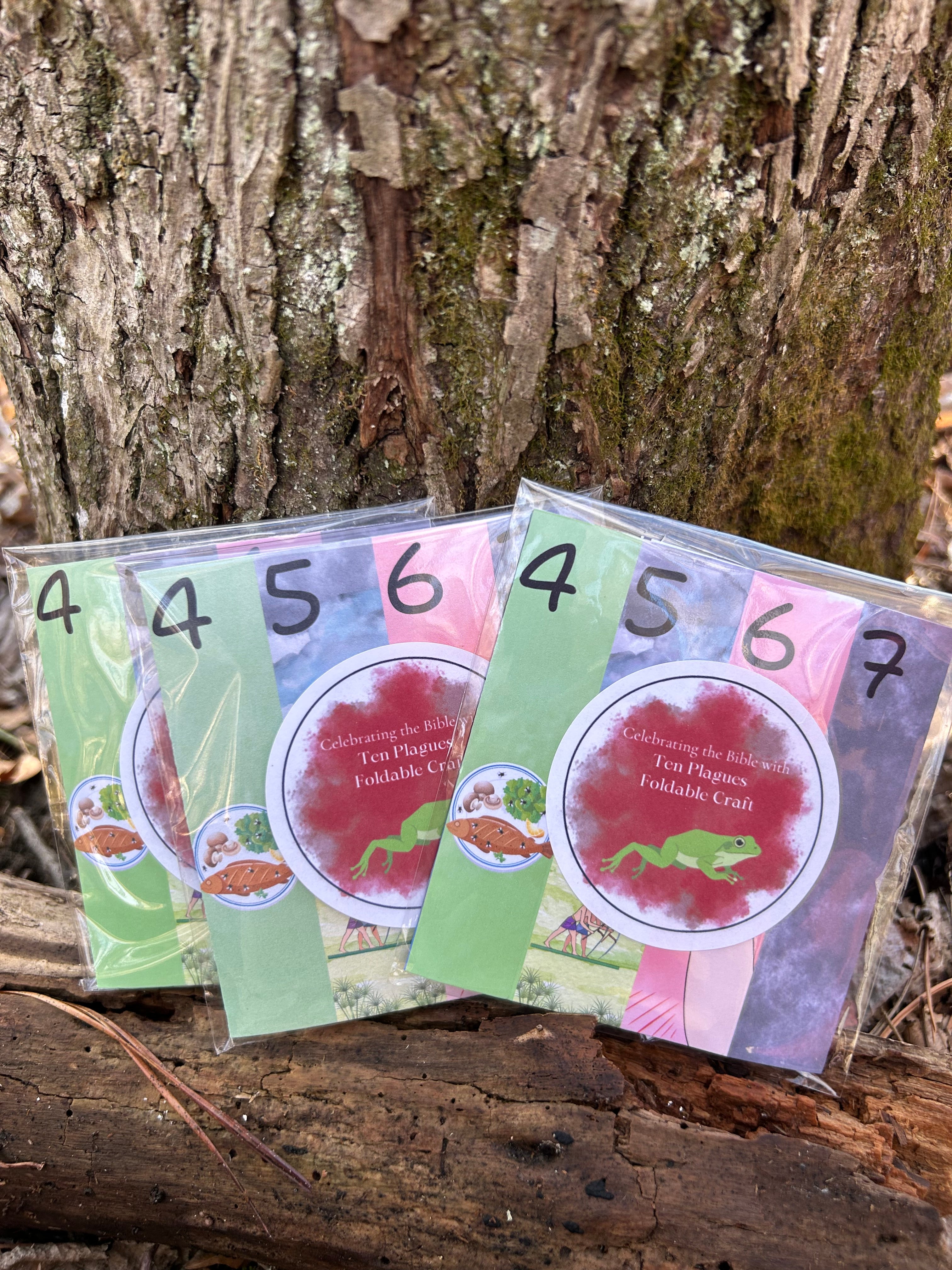 Passover Foldable Craft for Children (Set of 4)