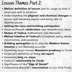 Whole Family Messianic Passover Curriculum